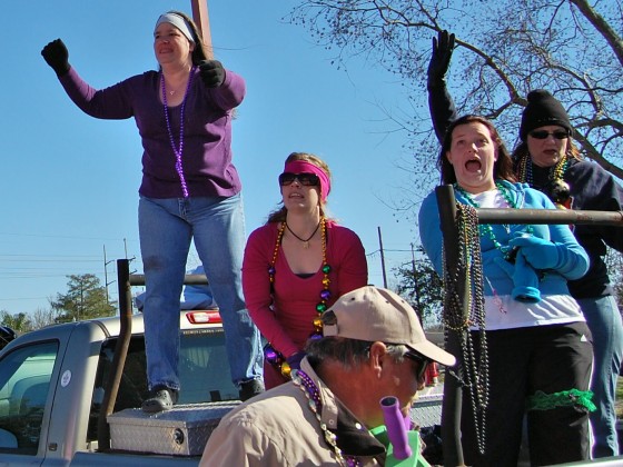 Some goofy tailgaters