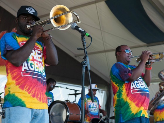 Free Agents Brass Band [Photo by Ryan Hodgson-Rigsbee]