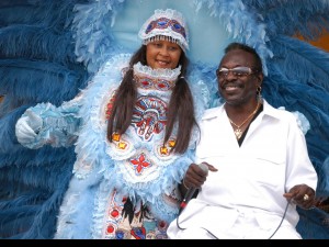 Big Chief Bo Dollis with wife Big Queen Laurita Dollis