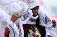 Current Big Chief of the Wild Magnolias, Bo Dollis, Jr. [Photo courtesy Bo Dollis, Jr.]