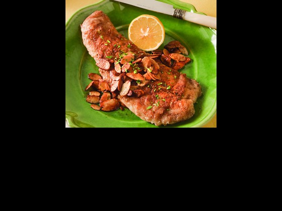 Trout Almandine with Fresh Parsley