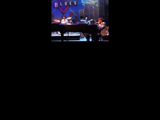 Conun Pappas Jr with Joe Dyson and Max Moran of The Bridge Trio
