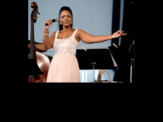 Stephanie Jordan at Jazz Fest 2012. Photo by Erik Waters.