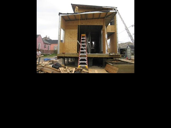 Design-Build's second house, on Dryades Street in Central City