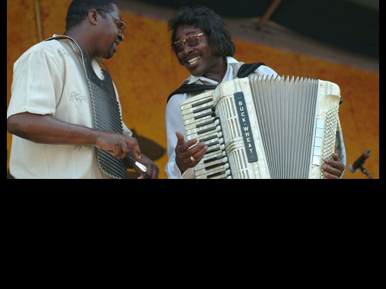 Buckwheat Zydeco at 2004 Jazz Fest