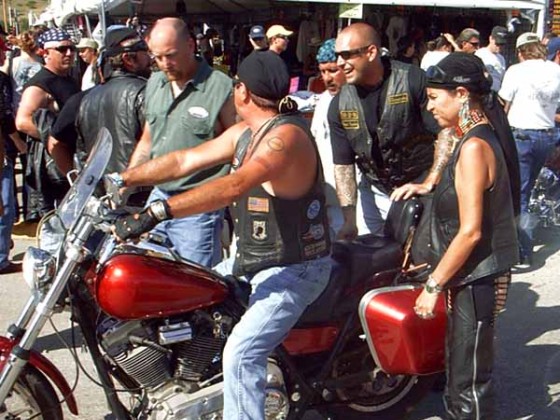 Biker at Sturgis
