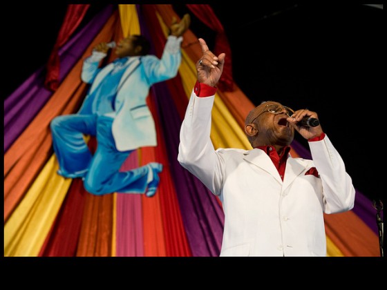 Sugarboy Crawford at Jazz Fest 2012. Photo by Ryan Hodgson-Rigsbee.