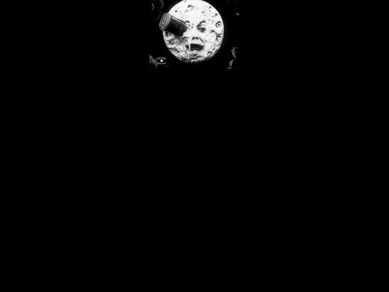Moon with bullet in eye from 