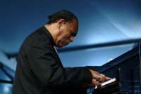 McCoy Tyner at Jazz Fest 2005. Photo by Leon Morris.
