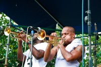 Rebirth trumpets [Photo by Richie Drouant]