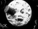 Moon with bullet in eye from